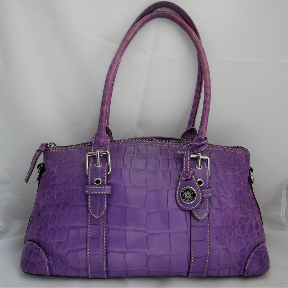 Dooney & Bourke Purple Satchel